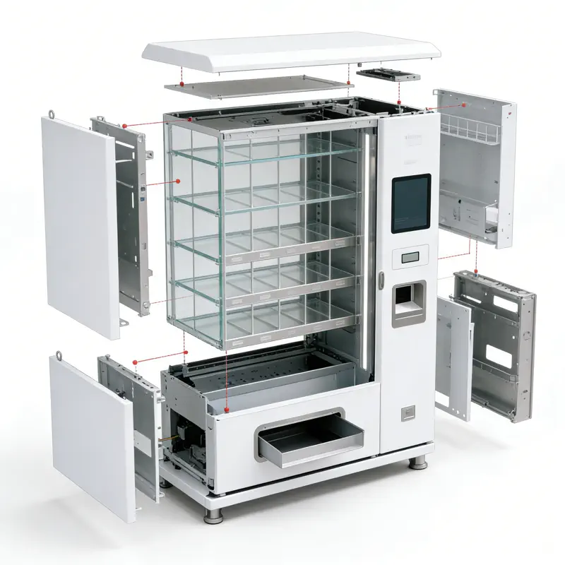 exploded-view-of-Flower-Vending-Machine